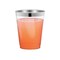 Smarty Had A Party 12 oz. Clear with Metallic Silver Rim Round Tumblers (240 Cups), 240PK 512S-CASE - alternate 2